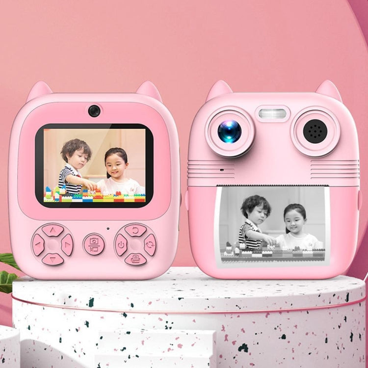 1080P Instant Print Camera 2.8-inch IPS Screen Front and Rear Dual Lens Kids Camera, Pink, Yellow, Blue, Pink+32G Card, Yellow+32G Card, Blue+32G Card 1080P Instant Print Camera 2.8-inch IPS Screen Front and Rear Dual Lens Kids Camera, Pink, Yellow, Blue, Pink+32G Card, Yellow+32G Card, Blue+32G Card